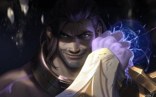 Man banana lightning dark room - his free wallpaper