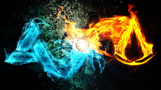 Fire ice 3d blender embers - abstract free wallpaper for desktop