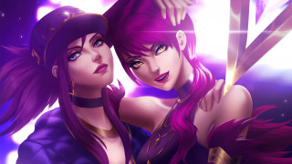 Purple haired girls sword moon - purple eye free wallpaper