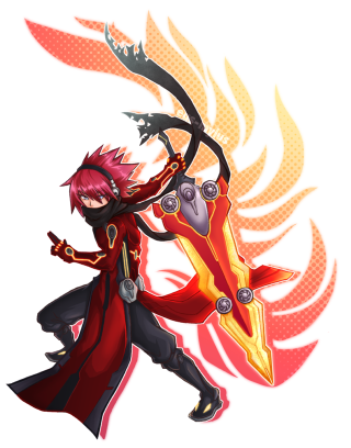 Cartoon character red coat sword - abidin dino free wallpaper for mobile