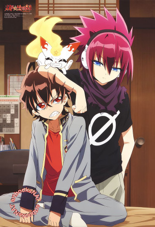 Anime characters table cat wall - the wall behind them free wallpaper