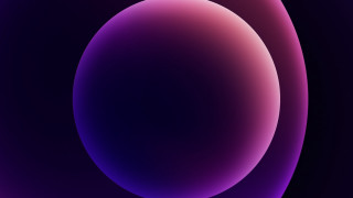 Purple pink background central circular - beeple free wallpaper