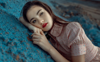 Anka zhuravleva portrait blue eyes - anka zhuravleva free wallpaper