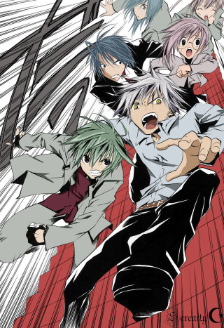 Anime characters mouths open pointing - one person free wallpaper