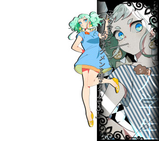 Woman blue shirt yellow shoes - a blue shirt free wallpaper for tablet