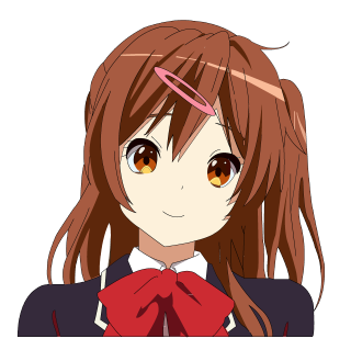 Girl long hair bow serious - kyoto animation free wallpaper for tablet