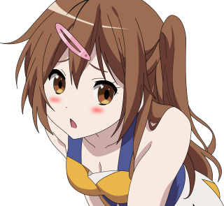 Girl long hair yellow shirt 3 - kyoto animation free wallpaper for tablet