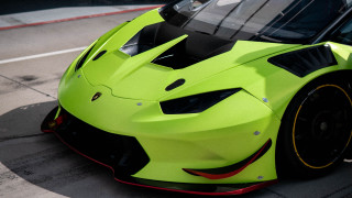 Green sports car red stripe - a green sports car free wallpaper for desktop