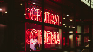 Neon sign tribal cinema night - cinema free wallpaper