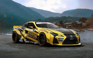 Yellow sports car black stripe 7 - a black stripe free wallpaper