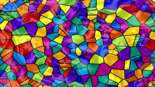 Colorful glass tile mosaic Elizabeth - a pattern of squares free wallpaper