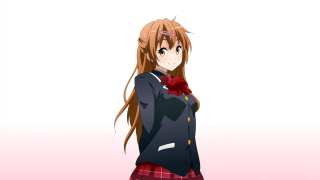 Girl bluejacket rose smile schooluniform - a rose free wallpaper