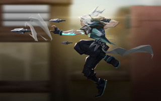 Futuristic woman flying sword bird - a sword and a bird free wallpaper