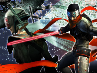 Sword fight demon background red - a red ribbon free wallpaper