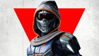 Man hoodie mask red triangle - cobra free wallpaper for desktop