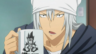 Man white headband coffee mug - the camera free wallpaper for desktop