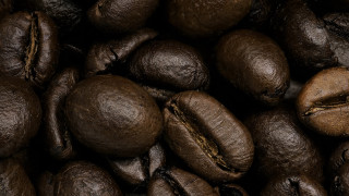 Coffee beans dark background brown - a pile of coffee beans free wallpaper