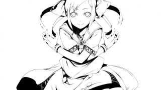 Girl long hair cat ears 3 - a cat tail free wallpaper for desktop