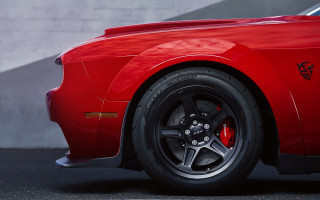 Red sports car black rim 2 - tire free wallpaper for desktop