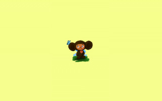 Cartoon afro bird yellow green - character portrait free wallpaper