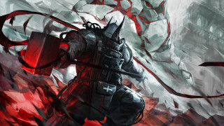 Man suit sword red background - a red background behind free wallpaper