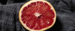 Grapefruit halved blackcloth whitecenter food - half free wallpaper for desktop