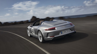 Silver sports car ocean cliff 2 - christian hilfgott brand free wallpaper for desktop