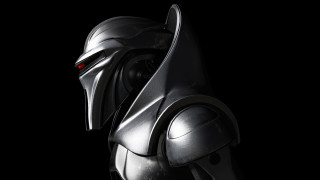 Helmet robot red light eve - cyborg free wallpaper