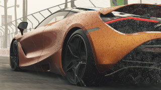 Ai mitsu car wet road - rain free wallpaper