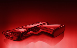 Red gun shadow raytraced gradient - anton graff free wallpaper for desktop