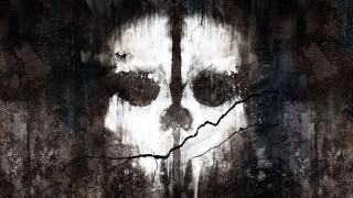 Skull face paint black background - paint free wallpaper for desktop