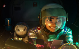 Space girl cat space station - computer graphic free wallpaper for desktop
