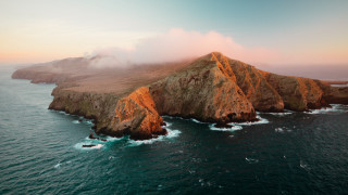 Ocean rock formation clouds cliffs - the other side free wallpaper for desktop