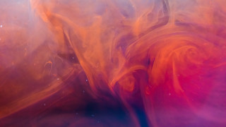 Red orange nebula fire moon - substance free wallpaper