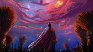 Man field red cape purple - anato finnstark free wallpaper for desktop