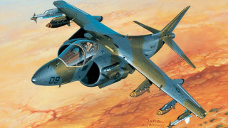 Fighter jet sunset explosion airbrush - a painting of a fighter free wallpaper
