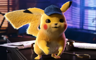 Pikachu desk book pen keyboard - a pikachu free wallpaper for desktop