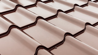 Metal roof brown tint wavy - alberto burri free wallpaper