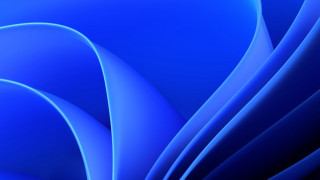 Blue background curved design abstract - elizabeth murray free wallpaper
