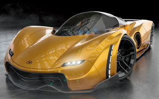 Yellow sports car studio smoke - eddie mendoza free wallpaper
