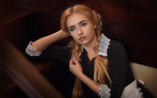 Elina karimova portrait art nouveau - art nouveau free wallpaper