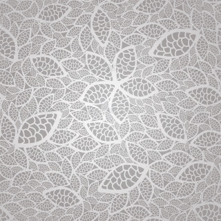 White leaves pattern gray outline - a pattern of leaves free wallpaper for tablet