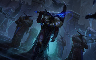 Cave armor sword glowing multiple - a dark cave free wallpaper