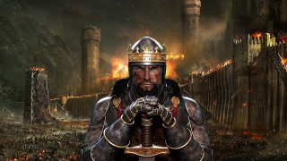 Man helmet sword city flames - a man in a helmet holding free wallpaper