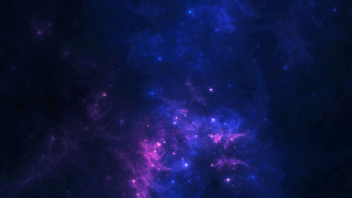 Space aurora stars dust milky - dark color free wallpaper