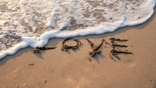 Love sand beach ocean waves - the ocean in the background free wallpaper