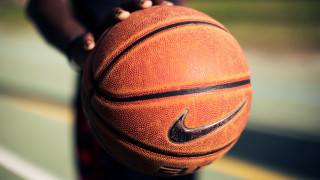 Basketball nike arm tiltshift blurry - a basketball free wallpaper