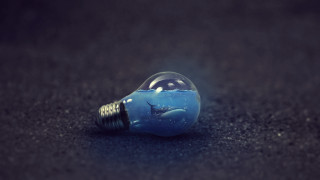 Light bulb shark photorealistic 3d - a light bulb free wallpaper