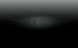 Simplicity cursive black white conceptual - simple free wallpaper