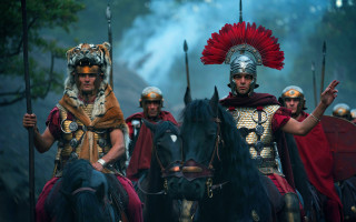 Roman horsemen spear banner cybis - promotional free wallpaper for desktop